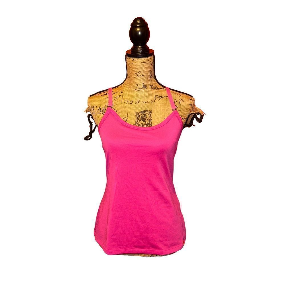 Womens The North Face pink tank top size M